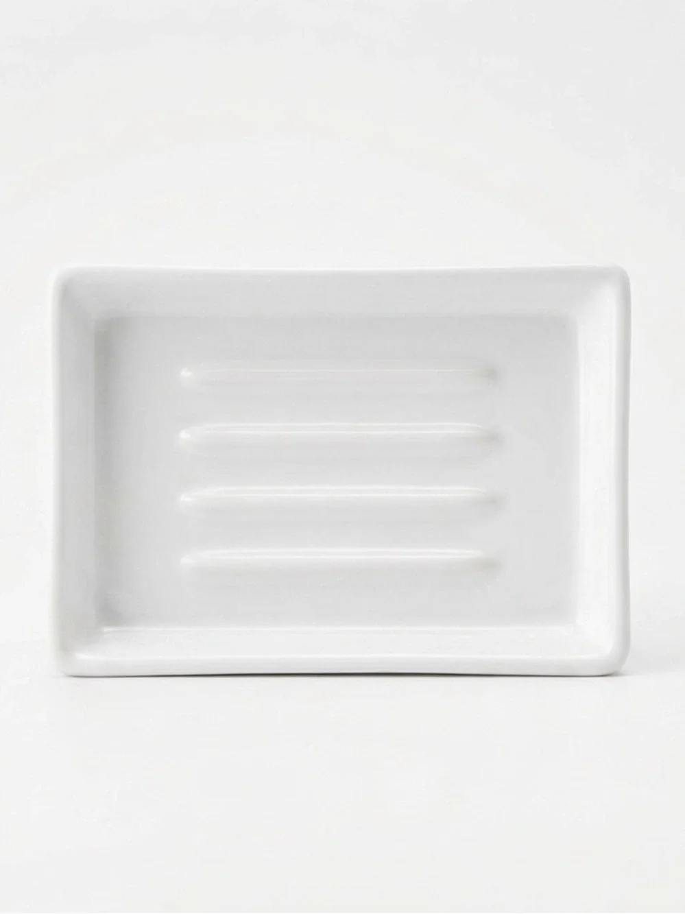 The White Company Ceramic Soap Dish White Like New